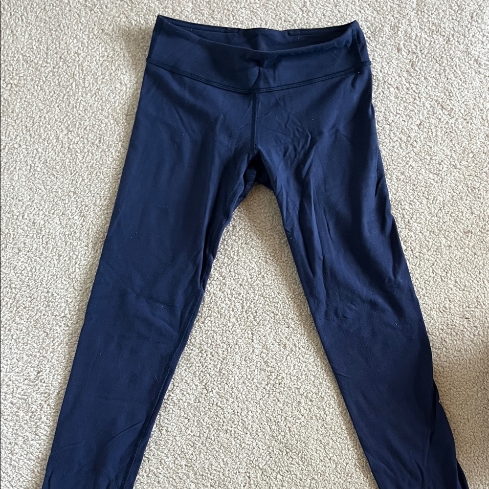 Girls Ivivva (Lululemon) Navy Blue Leggings size 12